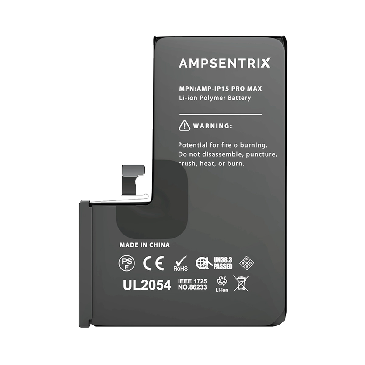 Bateria Ampsentrix Pro iPhone 15 Pro Max